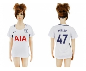 Women's Tottenham Hotspur #47 Miller Home Soccer Club Jersey