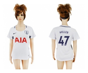 Women's Tottenham Hotspur #47 Miller Home Soccer Club Jersey