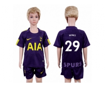 Tottenham Hotspur #29 Winks Sec Away Kid Soccer Club Jersey