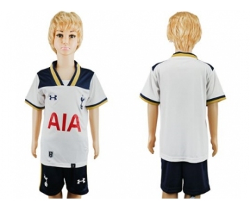 Tottenham Hotspur Blank Home Kid Soccer Club Jersey