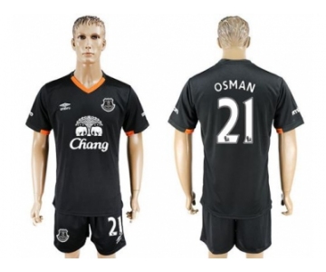 Everton #21 Osman Away Soccer Club Jersey