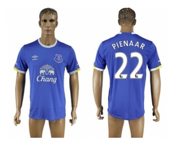 Everton #22 Pienaar Home Soccer Club Jersey1