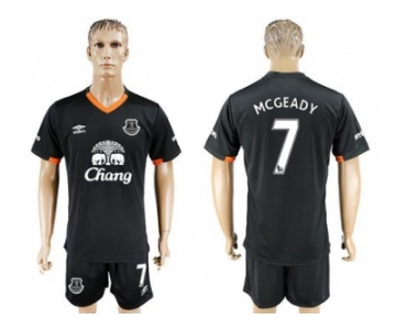 Everton #7 Mcgeady Away Soccer Club Jersey