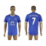 Everton #7 Mcgeady Home Soccer Club Jersey1