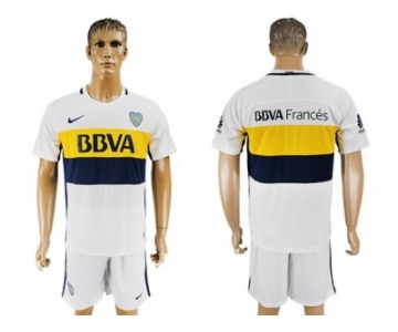 Boca Juniors Blank Away Soccer Club Jersey1