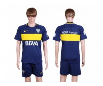Boca Juniors Blank Home Soccer Club Jersey2