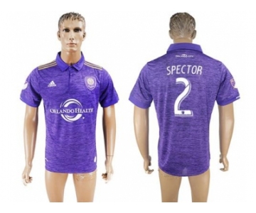 Orlando City SC #2 Spector Home Soccer Club Jersey1