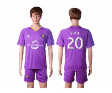 Orlando City SC #20 Shea Purple Soccer Club Jersey