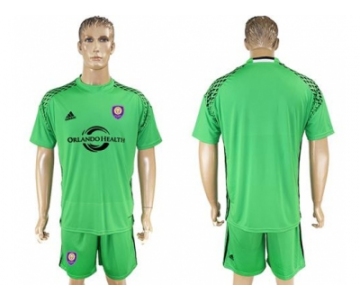 Orlando City SC Blank Green Goalkeeper Soccer Club Jersey