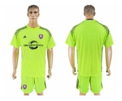 Orlando City SC Blank Shiny Green Goalkeeper Soccer Club Jersey