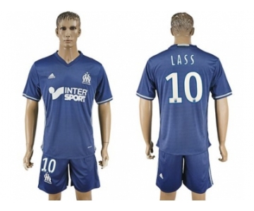 Marseille #10 LASS Away Soccer Club Jersey2