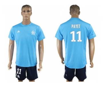 Marseille #11 Payet Away Soccer Club Jersey