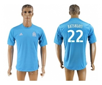 Marseille #22 Batshuayi Away Soccer Club Jersey1
