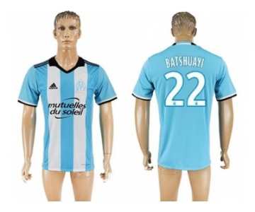 Marseille #22 Batshuayi Sec Away Soccer Club Jersey1