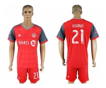 Toronto FC #21 Osorio Home Soccer Club Jersey