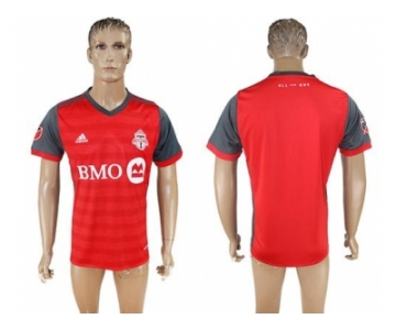 Toronto FC Blank Home Soccer Club Jersey1