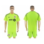 Toronto FC Blank Shiny Green Goalkeeper Soccer Club Jersey