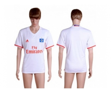 Hamburg Blank Home Soccer Club Jersey1