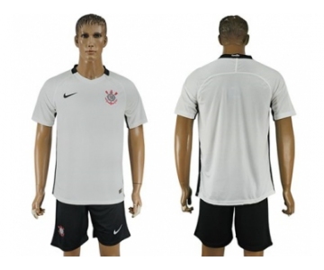 Corinthians Blank White Home Soccer Club Jersey