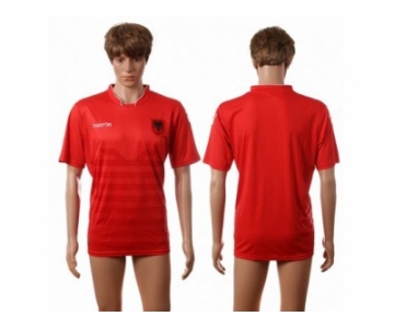 Albania Blank Home Soccer Country Jersey