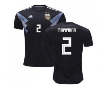 Argentina #2 Mammana Away Soccer Country Jersey