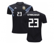 Argentina #23 A.Marchesin Away Soccer Country Jersey