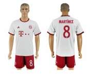 Bayern Munchen #8 Martinez White Soccer Club Jersey