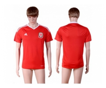 Wales Blank Red Home Soccer Country Jersey