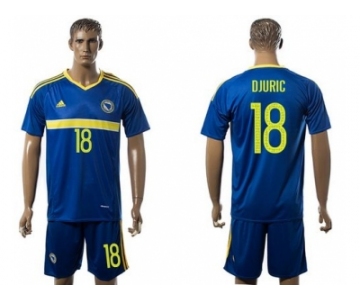 Bosnia Herzegovina #18 Djuric Home Soccer Country Jersey