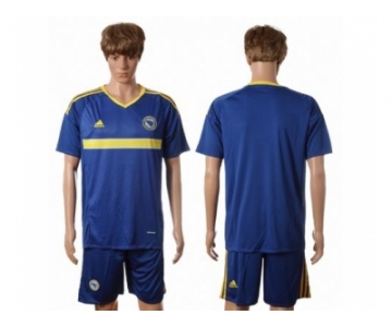 Bosnia Herzegovina Blank Home Soccer Country Jersey