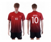 Turkey #10 Arda Home Soccer Country Jersey