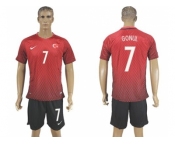 Turkey #7 Gonul Home Soccer Country Jersey