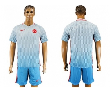 Turkey Blank Away Soccer Country Jersey