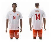 Holland #14 Rekik Away Soccer Country Jersey1