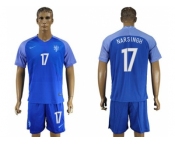 Holland #17 Narsingh Away Soccer Country Jersey