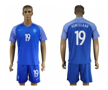 Holland #19 Huntelaar Away Soccer Country Jersey