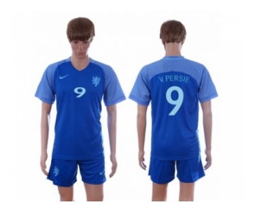 Holland #9 V.Persie Away Soccer Country Jersey