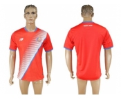 Costa Rica Blank Home Soccer Country Jersey