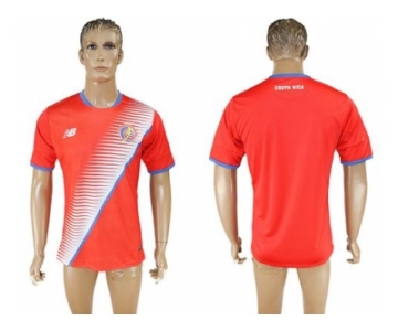 Costa Rica Blank Home Soccer Country Jersey