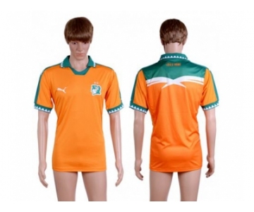 Cote dlvoire Blank Home Soccer Country Jersey