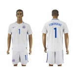Chile #1 Contreras Away Soccer Country Jersey