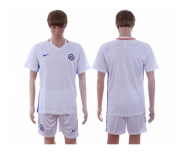 Chile Blank Away Soccer Country Jersey1