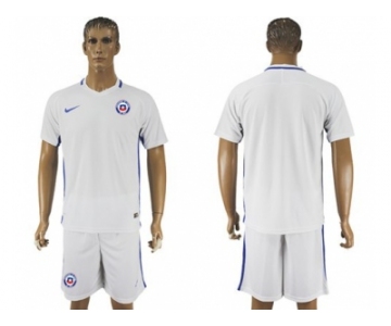 Chile Blank Away Soccer Country Jersey