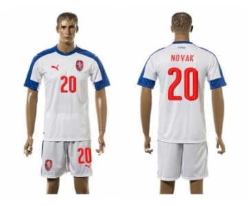 Czech #20 Novak Away Soccer Country Jersey