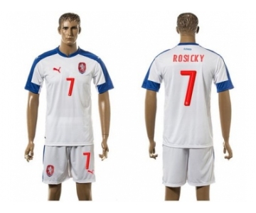 Czech #7 Posicky Away Soccer Country Jersey