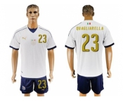 Italy #23 Quagliarella Away Soccer Country Jersey