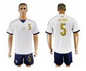 Italy #5 Astori Away Soccer Country Jersey