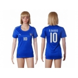 Women's Italy #10 R.Baggio Home Soccer Country Jersey
