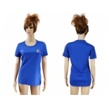 Women's Italy Blank Home Soccer Country Jersey
