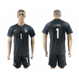 France #1 LLORIS Away Soccer Country Jersey